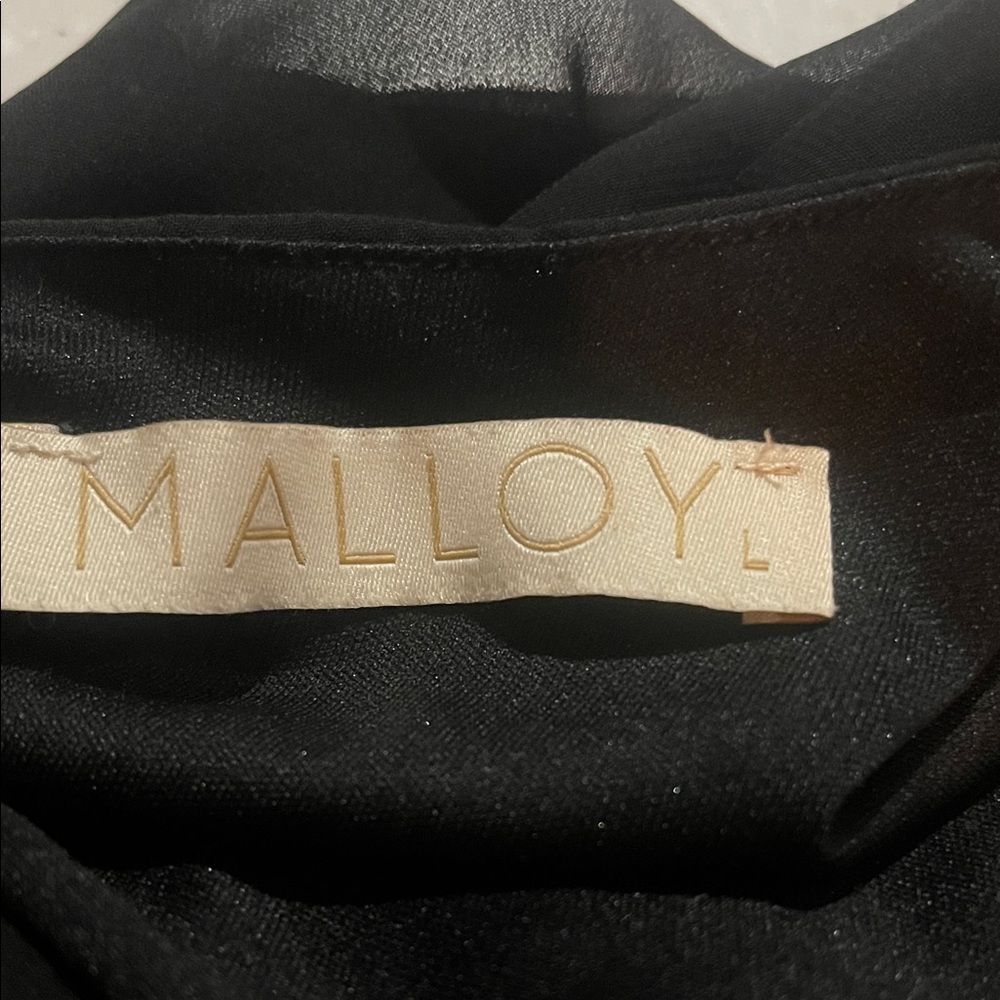 Malloy Black Maxi Dress